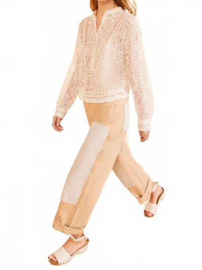 Ulla Johnson Esme Blouse In Ivory