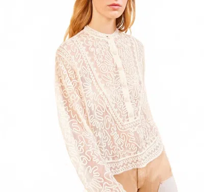 Ulla Johnson Esme Blouse In Ivory In White