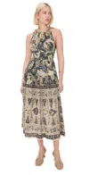 Ulla Johnson Essie Smocked Tiered Printed Cotton-blend Voile Midi Dress In Bellflower