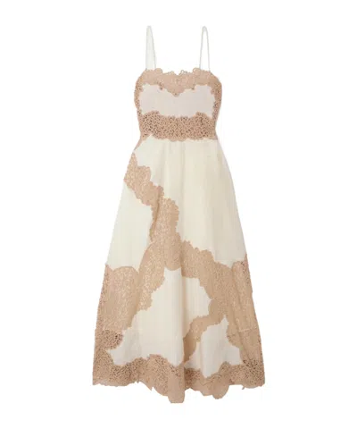 Ulla Johnson Evangeline Lace-trimmed Dress In Multi