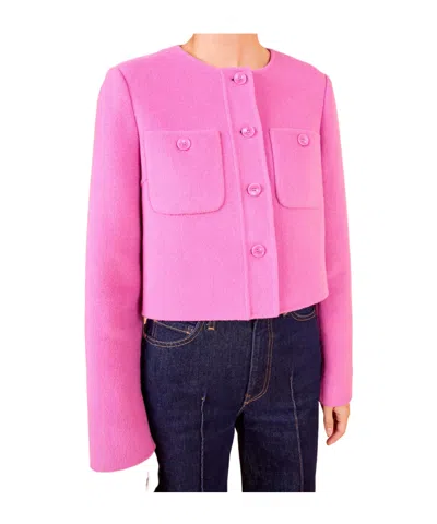 Ulla Johnson Eve Jacket In Pink
