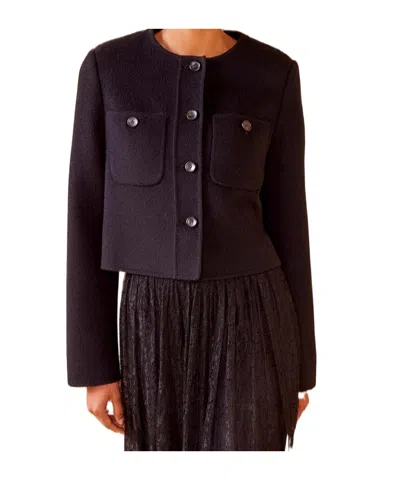 Ulla Johnson Eve Jacket In Purple