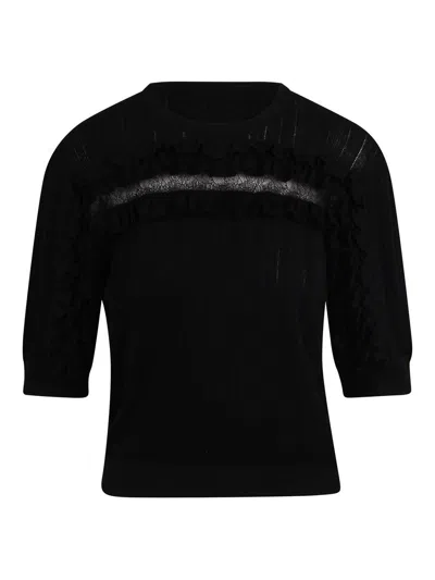 Ulla Johnson Eve Midi Dress With Draping In Black