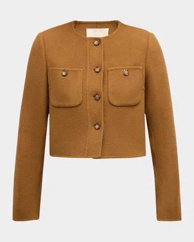 Ulla Johnson Eve Wool-cashmere Jacket In Multi