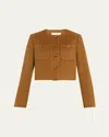 Ulla Johnson Eve Wool-cashmere Jacket In Willow