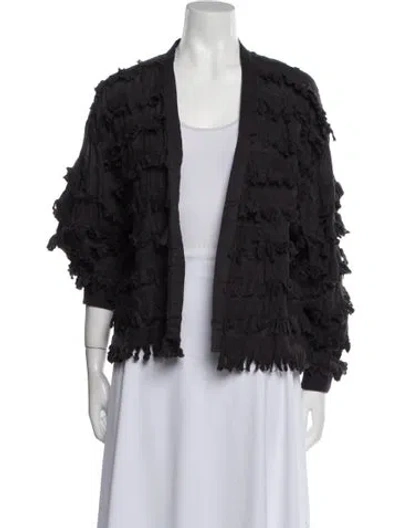 Pre-owned Ulla Johnson Evening Jacket In Black