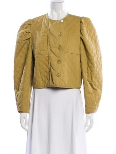 Pre-owned Ulla Johnson Evening Jacket In Brown