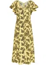 Ulla Johnson Evette Maxi Dress In Yellow