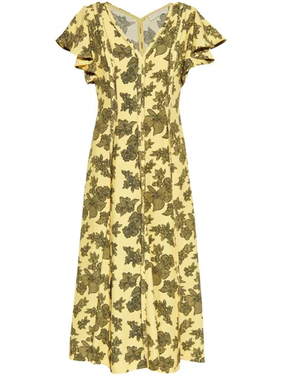 ULLA JOHNSON EVETTE MAXI DRESS
