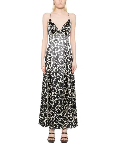 Ulla Johnson Evie Dress In Raven In Multi
