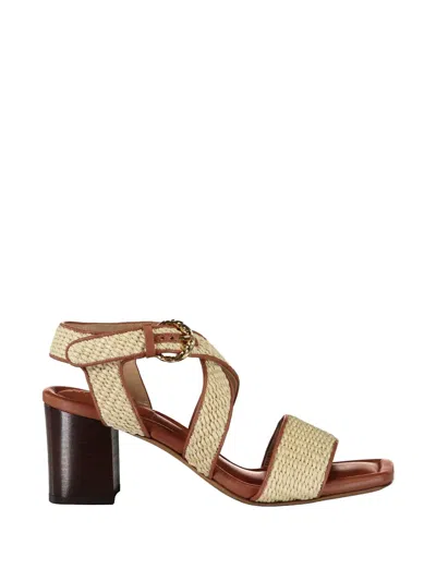 Ulla Johnson Evona Woven Sandals In Brown
