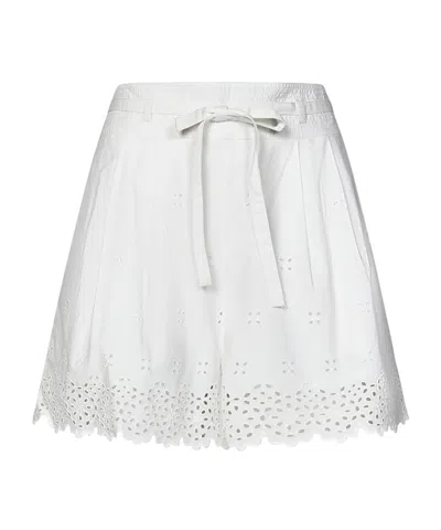 ULLA JOHNSON EYELET SHORTS