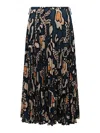 Ulla Johnson Midi Faun Skirt In Multicolour