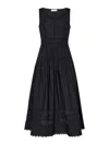 Ulla Johnson Falda Semilarga - Negro