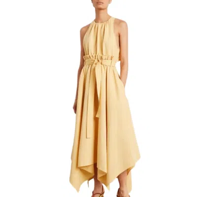 Ulla Johnson Farah Belted Maxi Dress In Dune In Multi