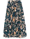 Ulla Johnson Faun Skirt In Celestine In Blue