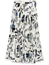 Ulla Johnson Pleated Midi Skirt In Neutrals