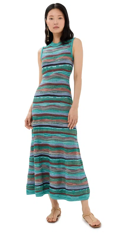 Ulla Johnson Fauna Printed Maxi Dress In Agate