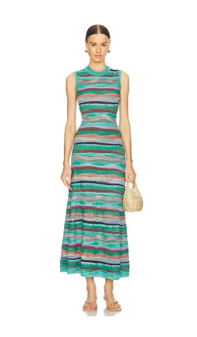 Ulla Johnson Fauna Printed Maxi Dress In Agate