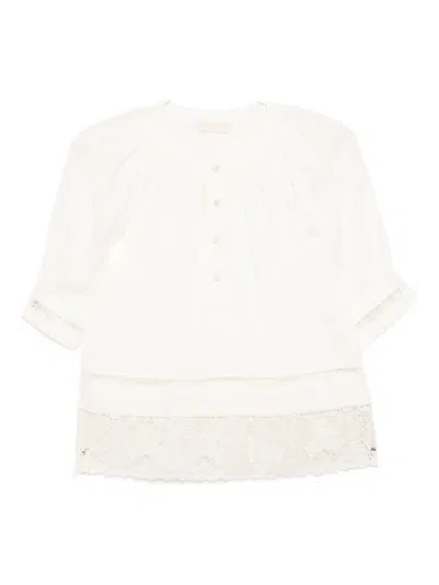 Ulla Johnson Faye Blouse In White