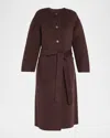 Ulla Johnson Fernanda Double-face Wool Coat In Brown