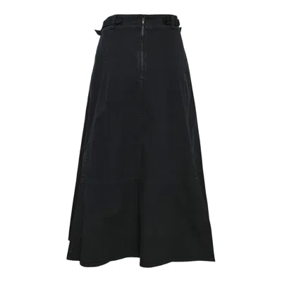 Ulla Johnson Finely High Waisted Skirt In Black
