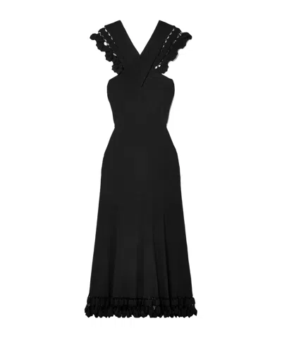 Ulla Johnson Fiora Ribbed Maxi Dress In Black