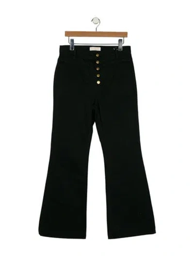 Pre-owned Ulla Johnson Flared Pants In Black