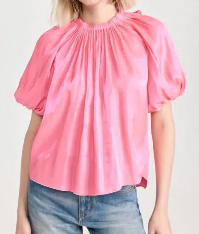 Ulla Johnson Flo Top In Dahlia In Pink