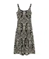 Ulla Johnson Augustina Cami Long Trumpet Dress In Noir In Black