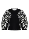 Ulla Johnson Floral-print Blouse In Black