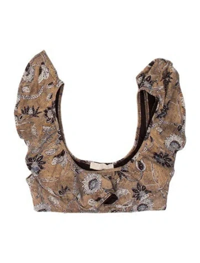 Pre-owned Ulla Johnson Floral Print Bottoms In Multicolor