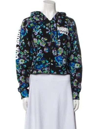 Pre-owned Ulla Johnson Floral Print Jacket In Blue