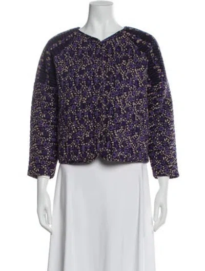 Pre-owned Ulla Johnson Floral Print Jacket In Multi