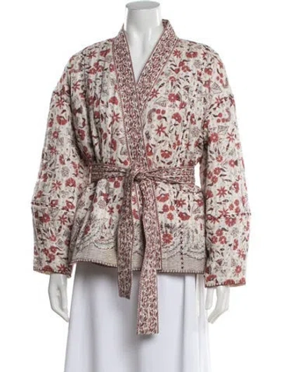 Pre-owned Ulla Johnson Floral Print Jacket In Multicolor