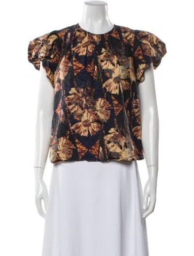 Pre-owned Ulla Johnson Floral Print Knee-length Skirt In Multi