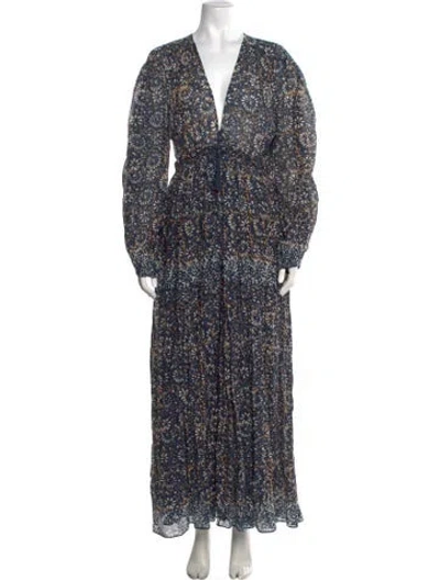 Pre-owned Ulla Johnson Floral Print Long Dress