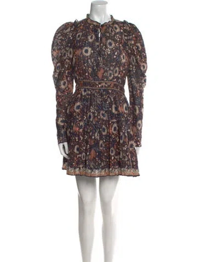 Pre-owned Ulla Johnson Floral Print Mini Dress