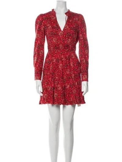 Pre-owned Ulla Johnson Floral Print Mini Dress