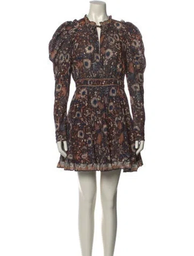 Pre-owned Ulla Johnson Floral Print Mini Dress