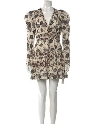 Pre-owned Ulla Johnson Floral Print Mini Dress
