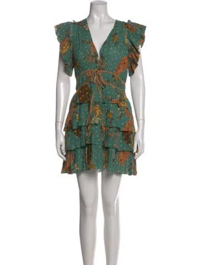 Pre-owned Ulla Johnson Floral Print Mini Dress