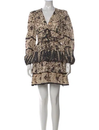 Pre-owned Ulla Johnson Floral Print Mini Dress