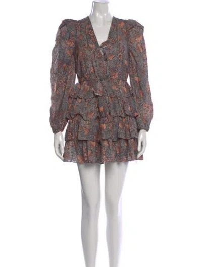Pre-owned Ulla Johnson Floral Print Mini Dress
