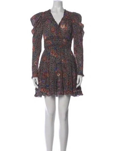 Pre-owned Ulla Johnson Floral Print Mini Dress