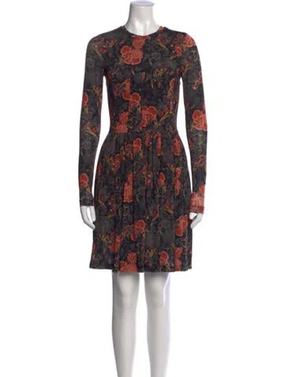 Pre-owned Ulla Johnson Floral Print Mini Dress W/ Tags In Multi