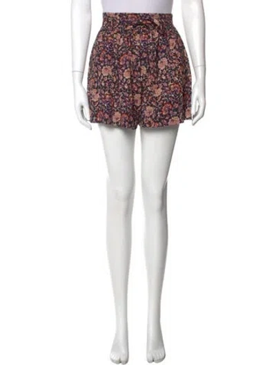 Pre-owned Ulla Johnson Floral Print Mini Shorts W/ Tags