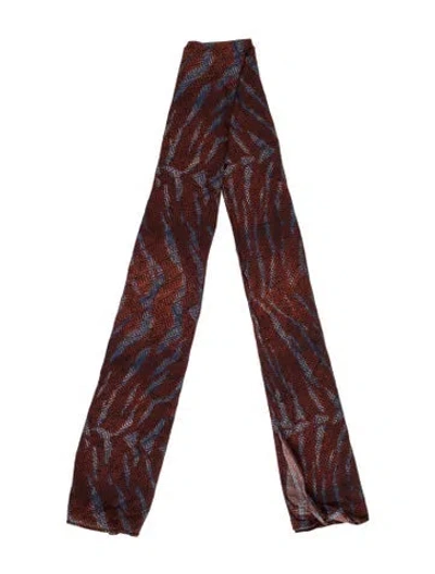 Pre-owned Ulla Johnson Floral Print Scarf In Brown