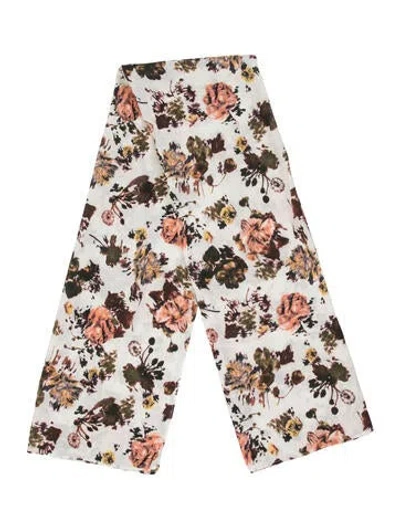 Pre-owned Ulla Johnson Floral Print Scarf In Multi