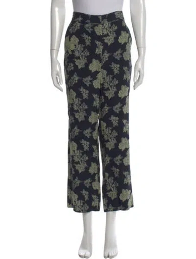 Pre-owned Ulla Johnson Floral Print Wide Leg Pants W/ Tags In Multi